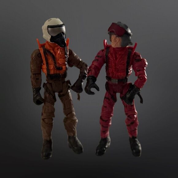 2005 The Corps Ivan Condor & Red Vulture Pilot Military Soldier Figures 4" A10 - Picture 7 of 7